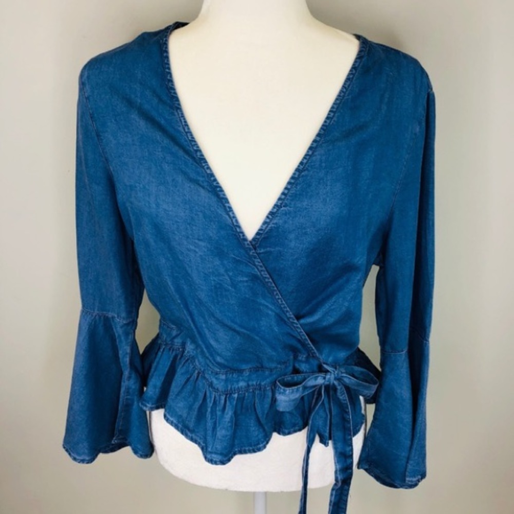 Haute Monde Blue Blouse